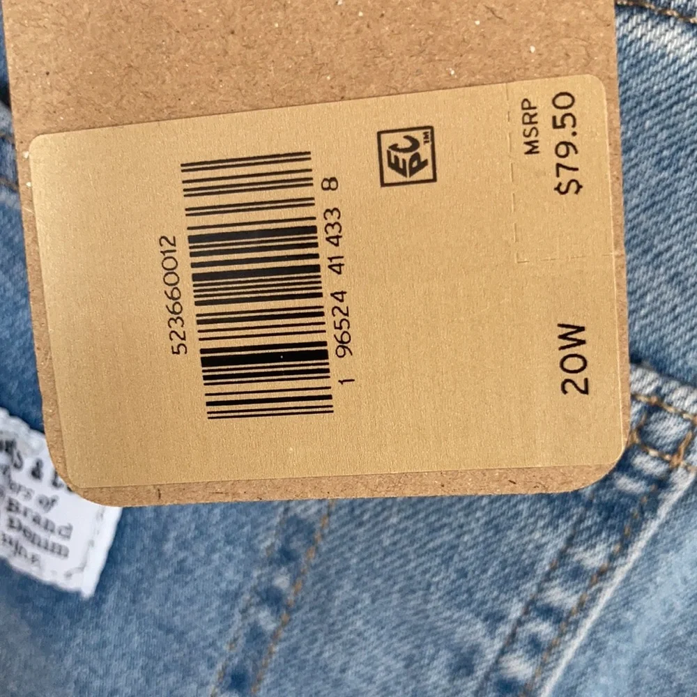 Relist 6/13 Levi’s denim jean short overall 20W - Picture 15 of 17